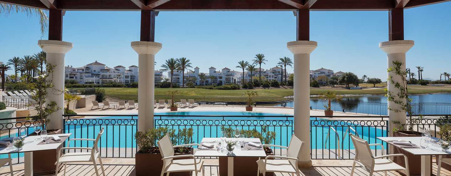 Doubletree By Hilton La Torre Golf Resort Roldán Kültér fotó View of the golf course